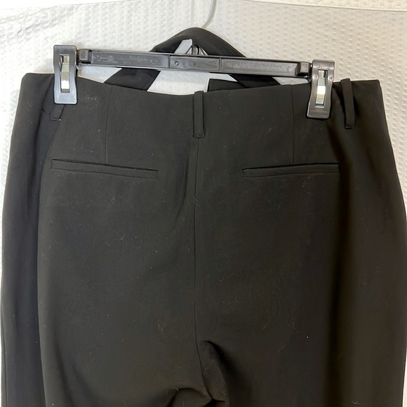 Laundry by Shelli Segal Black Step Hem Ankle Pants Slacks w/ Matching Belt -Sz 8 - Picture 3 of 11